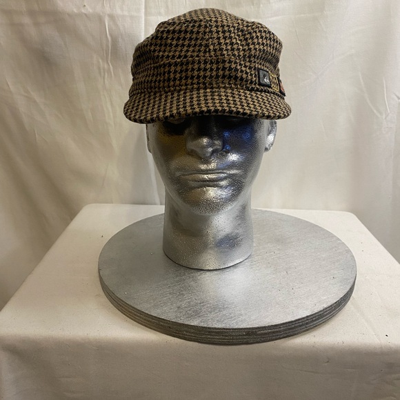 Quiksilver Brown Houndstooth Hat - Picture 1 of 9